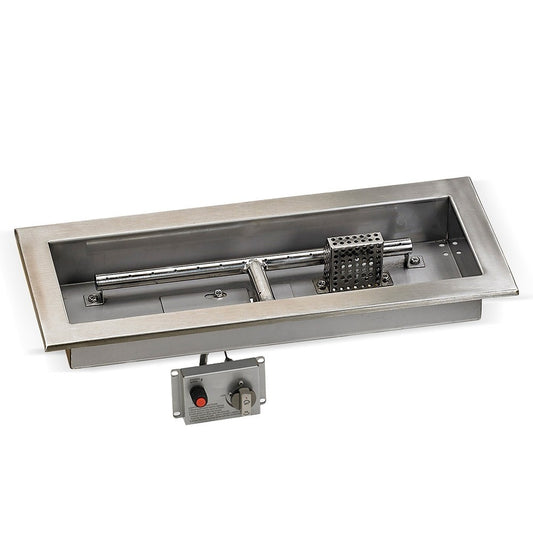 18" Stainless Steel Drop-in Fire Pit Kit