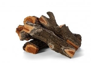 Arizona Weathered Oak Outdoor Reusable Fire Logs by HPC