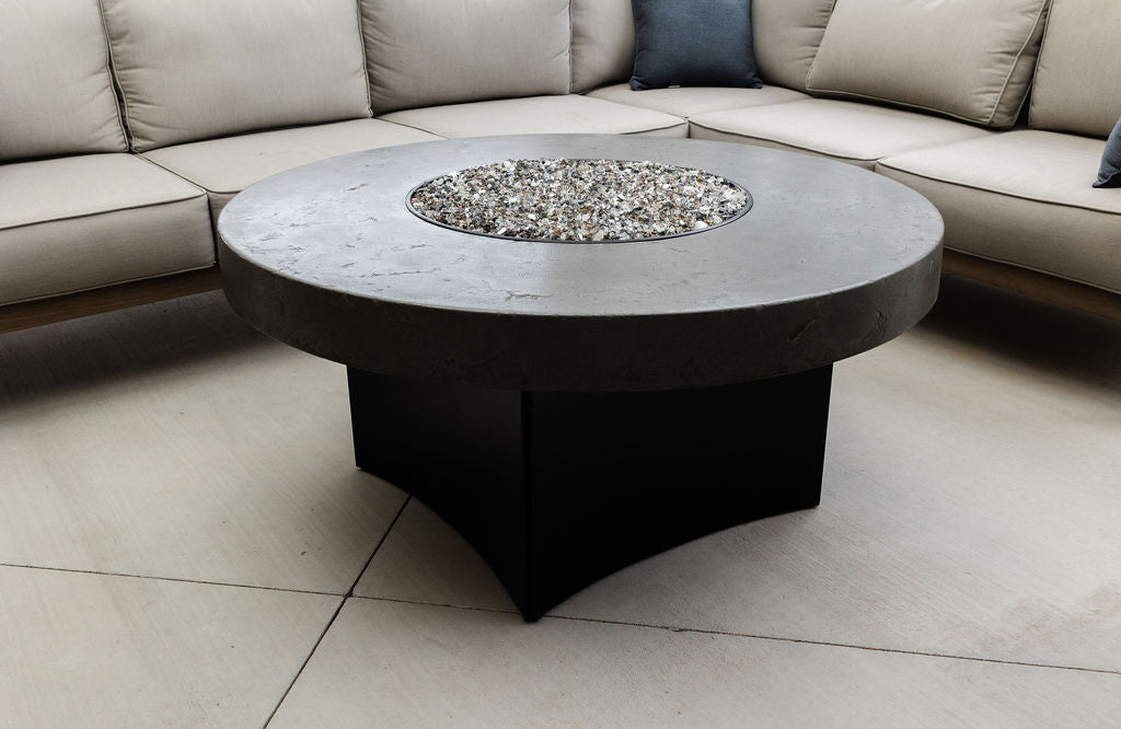 Oriflamme Gas Fire Pit Table Savanna Stone