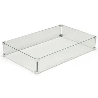 Oriflamme Stone Series Rectangle Gas Fire Table