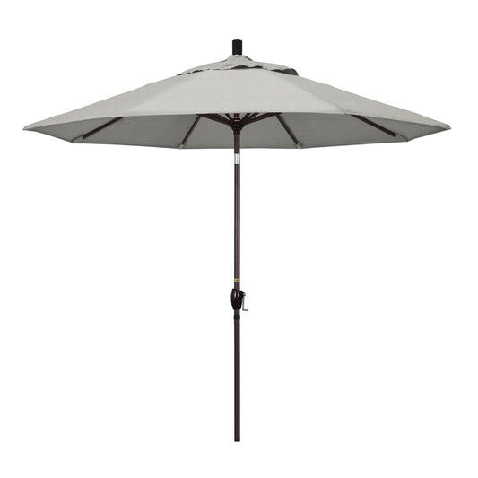9' Market Style Outdoor Umbrella with Wind Vent Canvas Granite