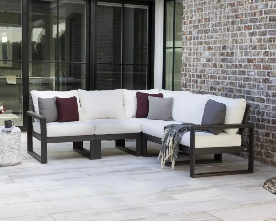 POLYWOOD EDGE 5-Piece Modular Deep Seating Set