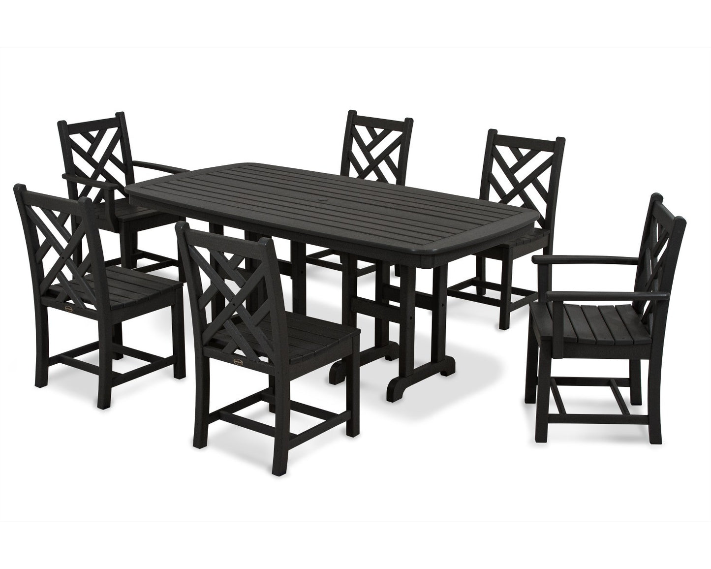 POLYWOOD Chippendale 7-Piece Dining Set