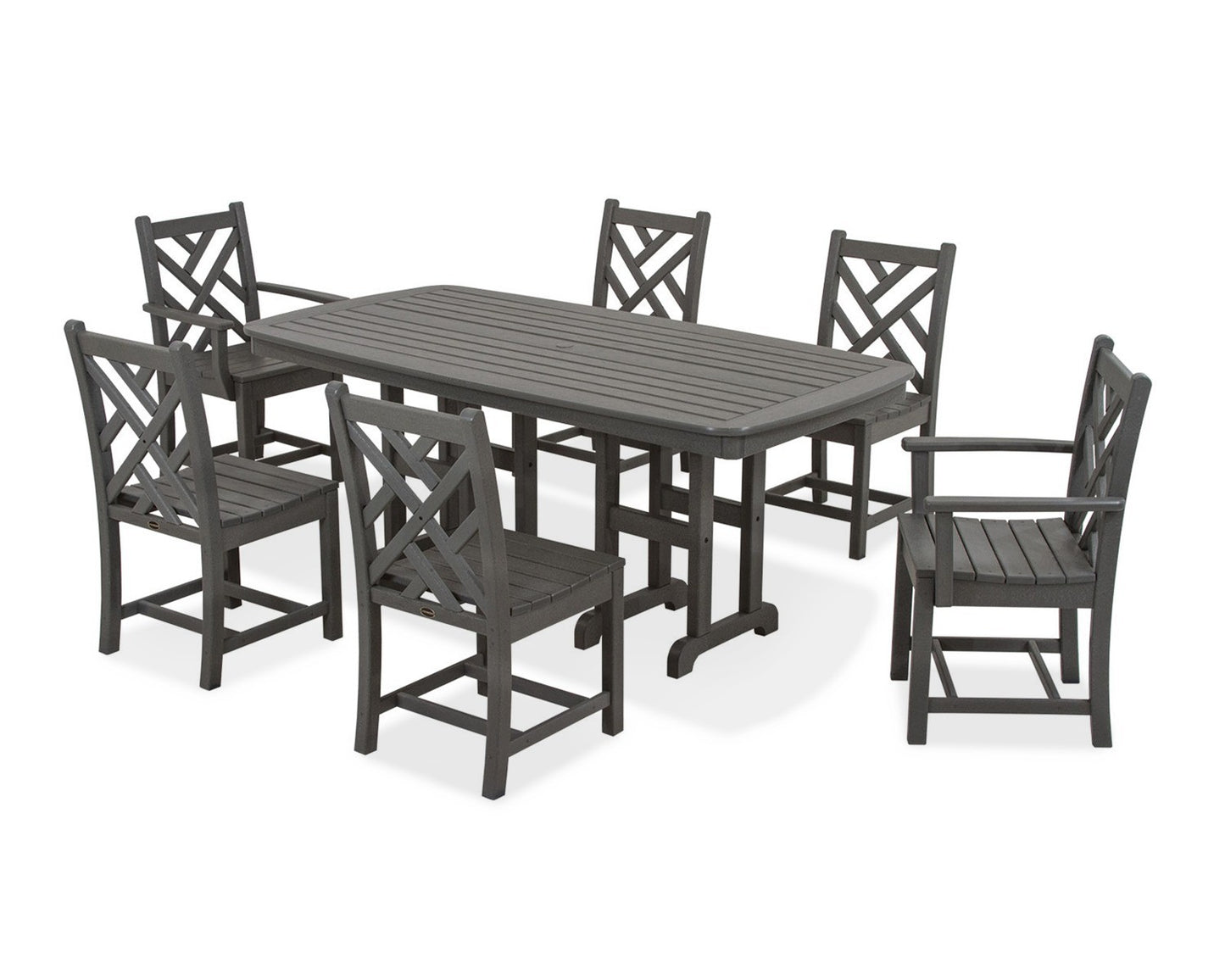 POLYWOOD Chippendale 7-Piece Dining Set