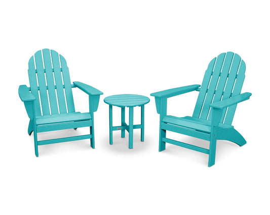 POLYWOOD Vineyard 3-Piece Adirondack Set