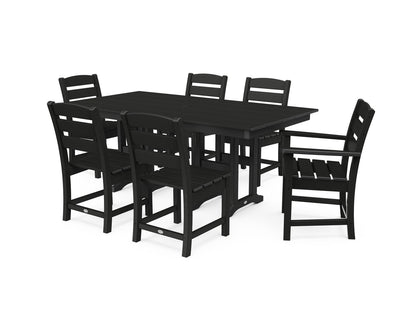 POLYWOOD Lakeside 7-Piece Farmhouse Dining Set