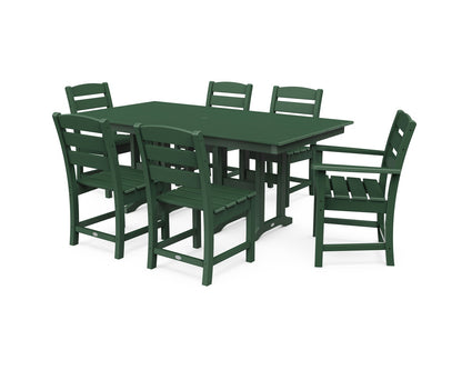 POLYWOOD Lakeside 7-Piece Farmhouse Dining Set