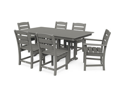 POLYWOOD Lakeside 7-Piece Farmhouse Dining Set