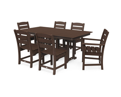 POLYWOOD Lakeside 7-Piece Farmhouse Dining Set