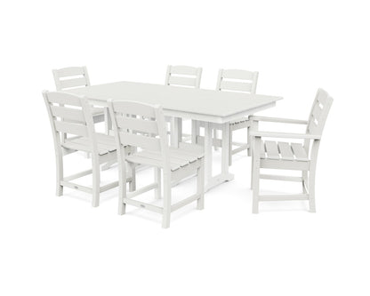 POLYWOOD Lakeside 7-Piece Farmhouse Dining Set