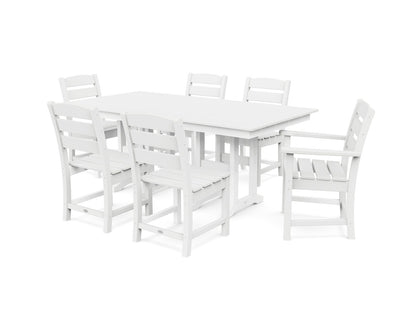 POLYWOOD Lakeside 7-Piece Farmhouse Dining Set