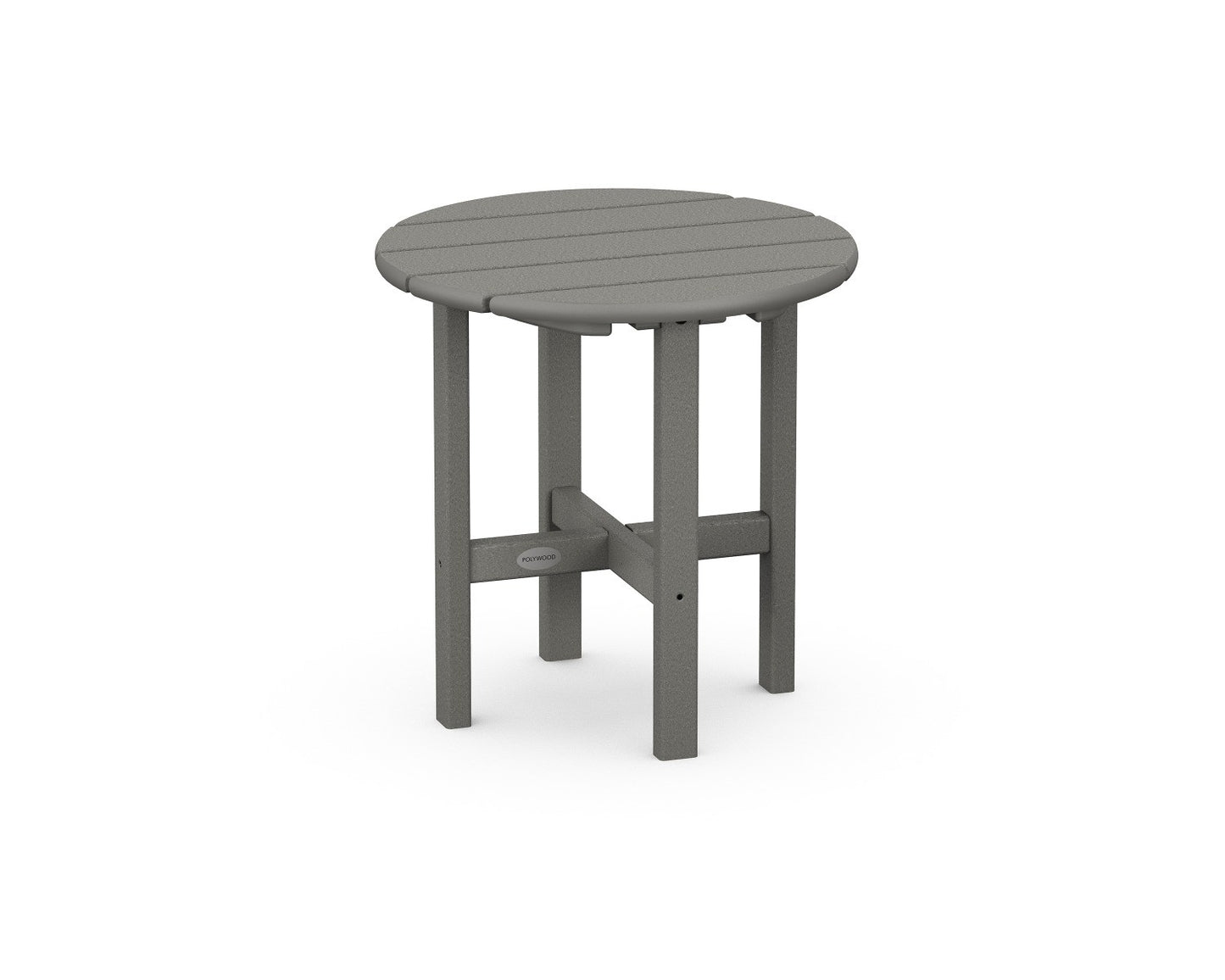 POLYWOOD 18" Round Side Table