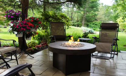 Oriflamme Gas Fire Pit Table Savanna Stone