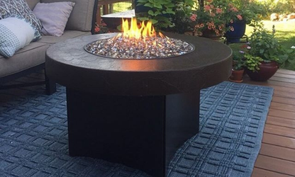 Oriflamme Gas Fire Pit Table Savanna Stone