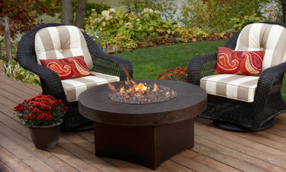 Oriflamme Gas Fire Pit Table Savanna Stone