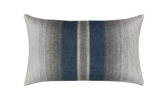 Elaine Smith Outdoor Ombre Indigo Lumbar Pillow
