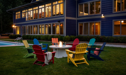 POLYWOOD Nautical Adirondack Chair