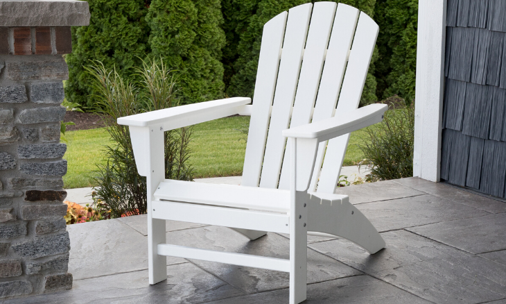 POLYWOOD Nautical Adirondack Chair