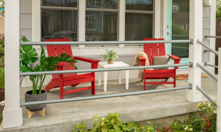 POLYWOOD Modern Adirondack Chair