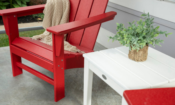 POLYWOOD Modern Adirondack Chair