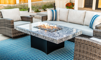 Oriflamme Mediterranean Rectangle Gas Fire Table