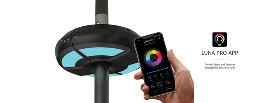 Multicolor Umbrella Light with Bluetooth Speaker