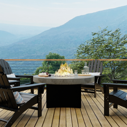 Oriflamme Greystone Elegance Fire Table